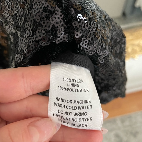 Sequin Long Sleeve Dress - Picture 5 of 6